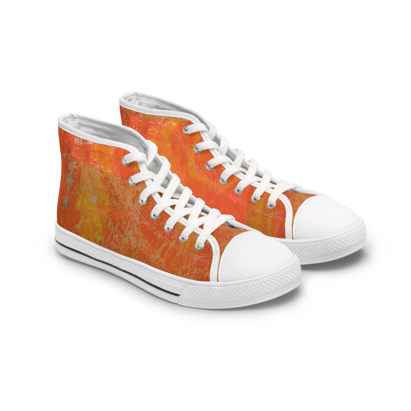 Women's High Top Sneakers - 02863 US 12 White sole
