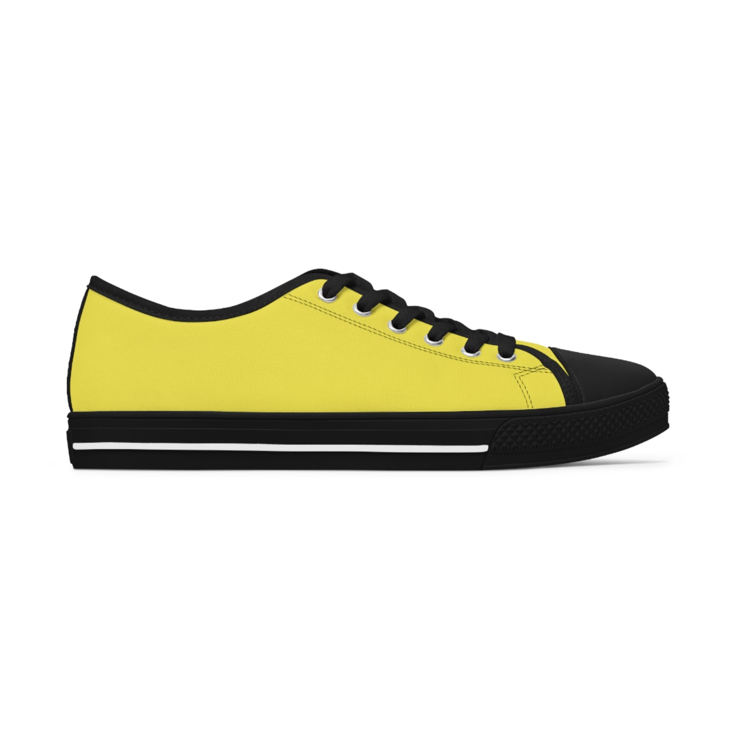 Women's Low Top Sneakers - Yellow US 12 White sole
