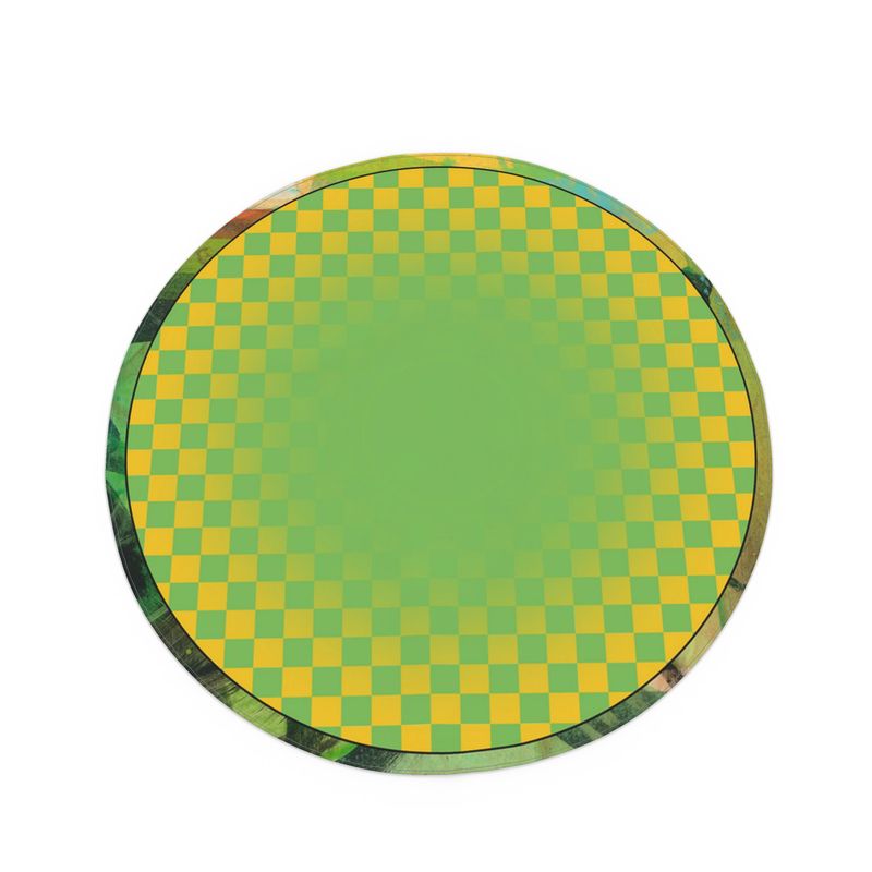 Spring Jump 55" Round Cotton Linen Tablecloth - Design #12