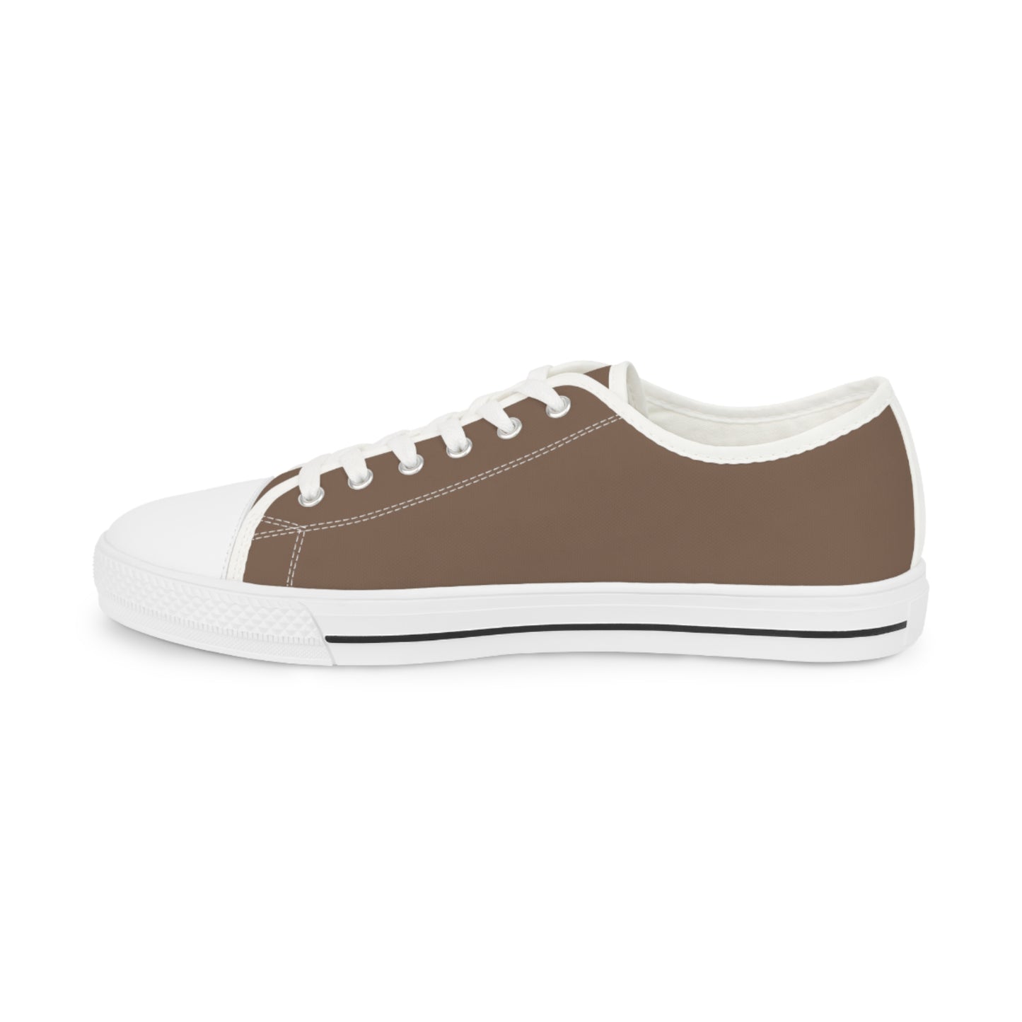 Men's Canvas Low Top Solid Color Sneakers - Latte Tan US 14 Black sole