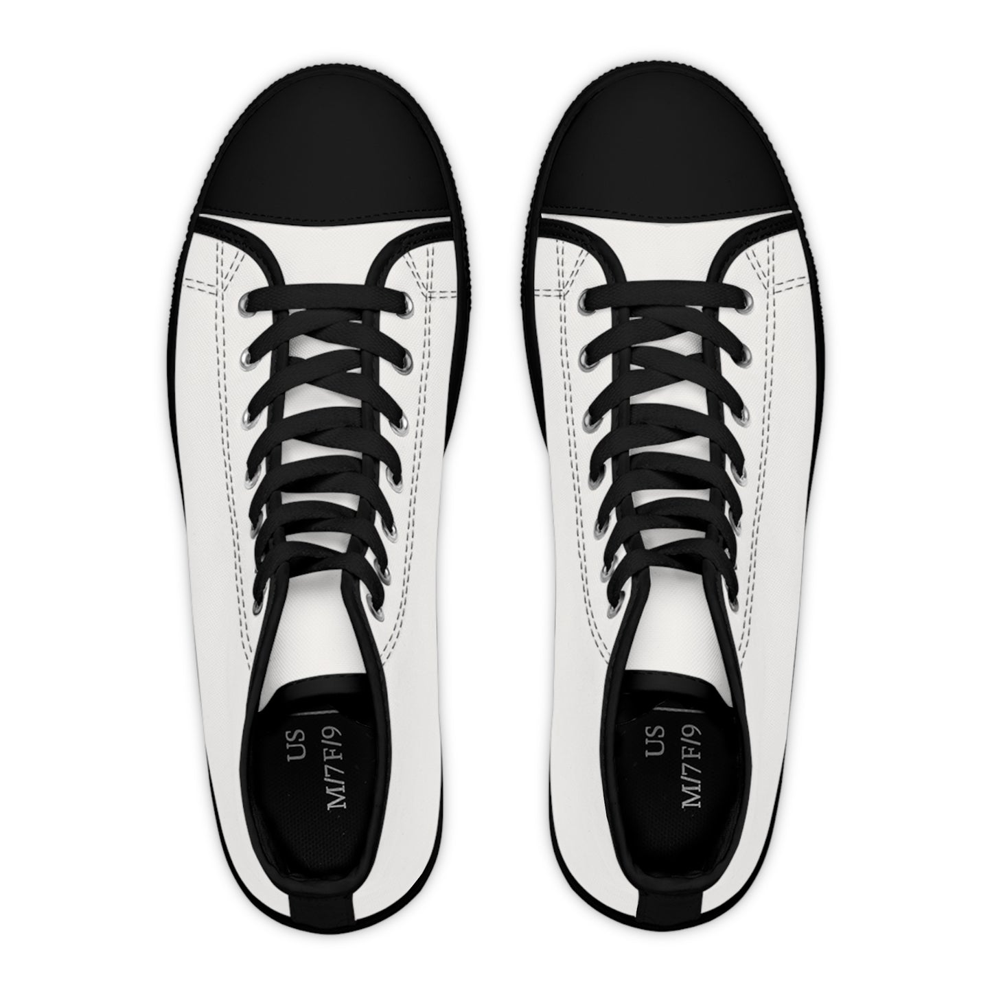 Women's High Top Sneakers - Template US 12 White sole