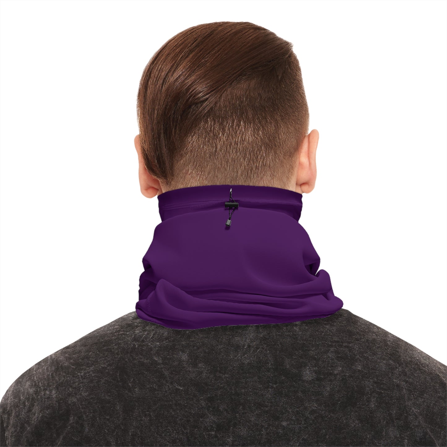 Winter Neck Gaiter With Drawstring - Royal Purple