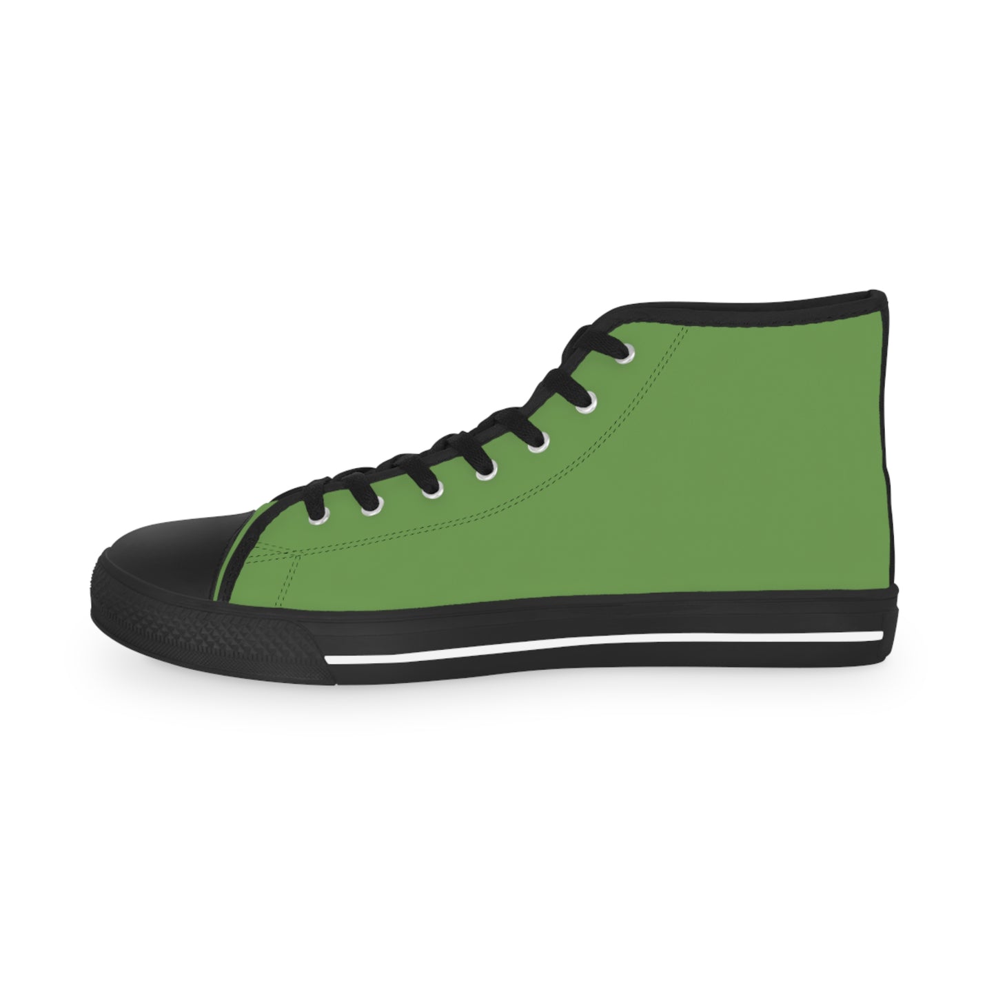Men's High Top Sneakers - Dark Olive US 14 White sole