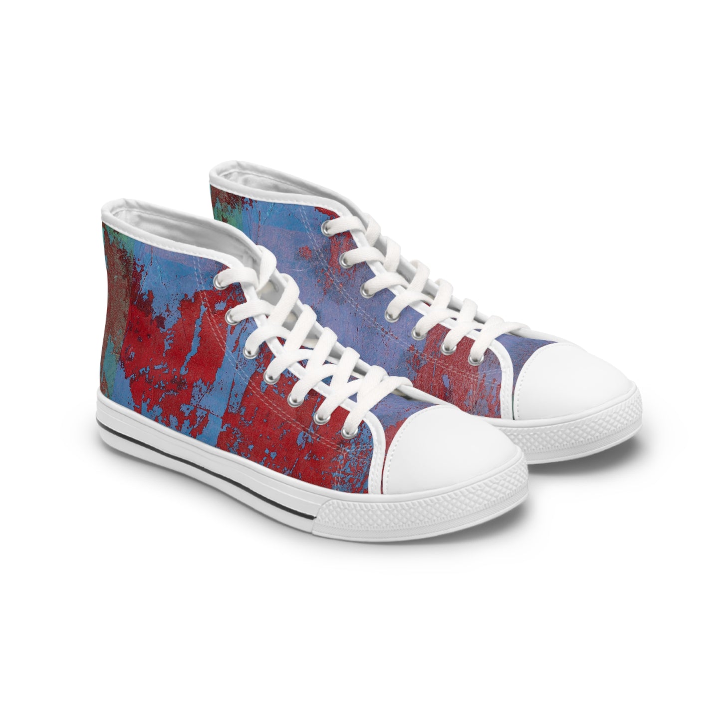 Women's High Top Sneakers - 02857 US 12 White sole