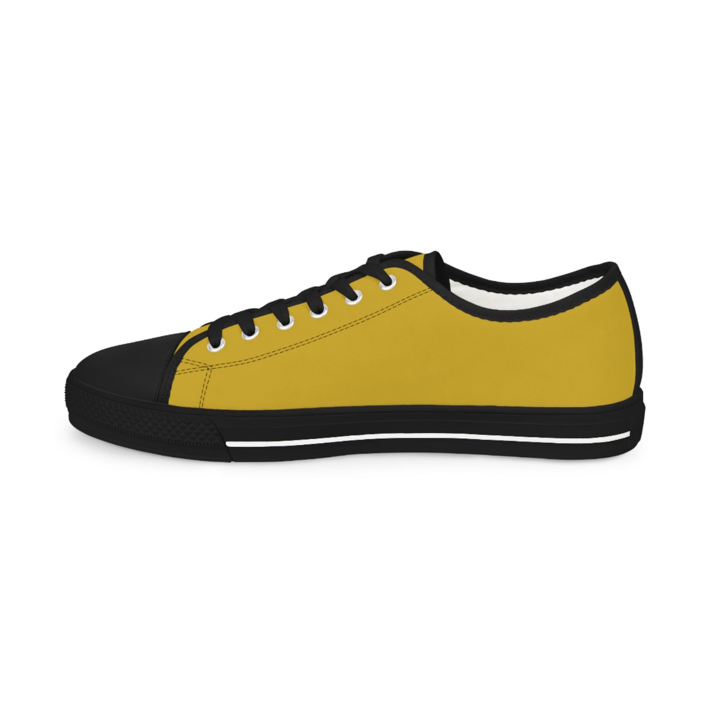 Men's Low Top Sneakers - Gold US 14 Black sole
