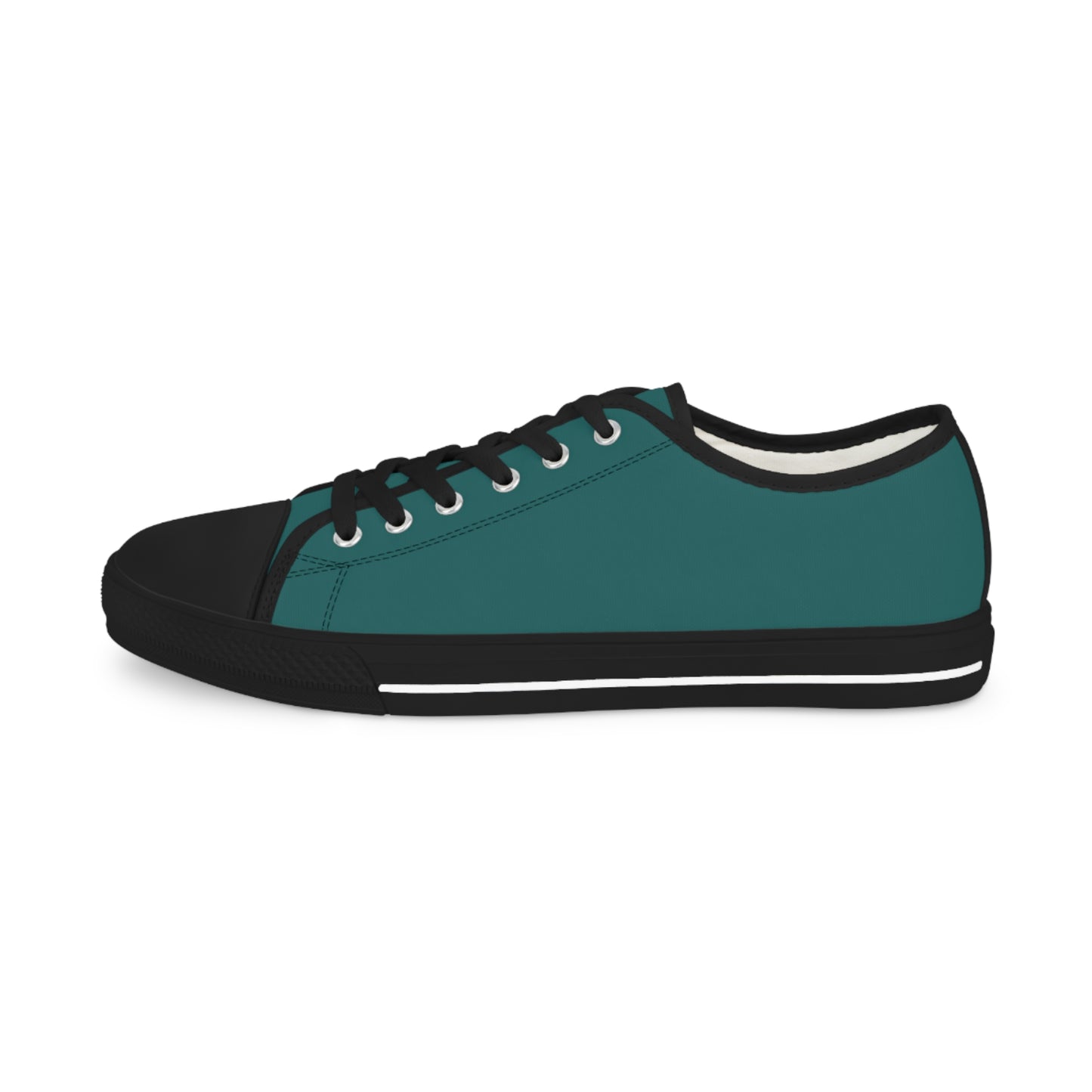 Men's Low Top Sneakers - Dark Teal US 14 Black sole