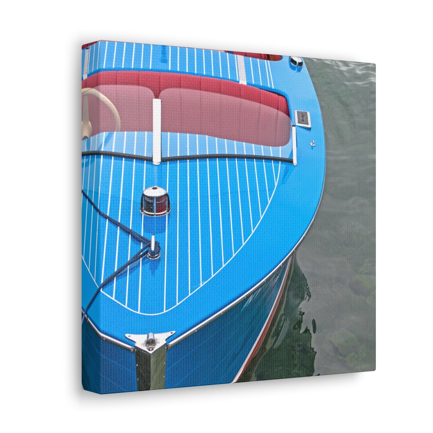 Boats 06 - Gallery Wrapped Canvas 20″ x 20″ Premium Gallery Wraps (1.25″)