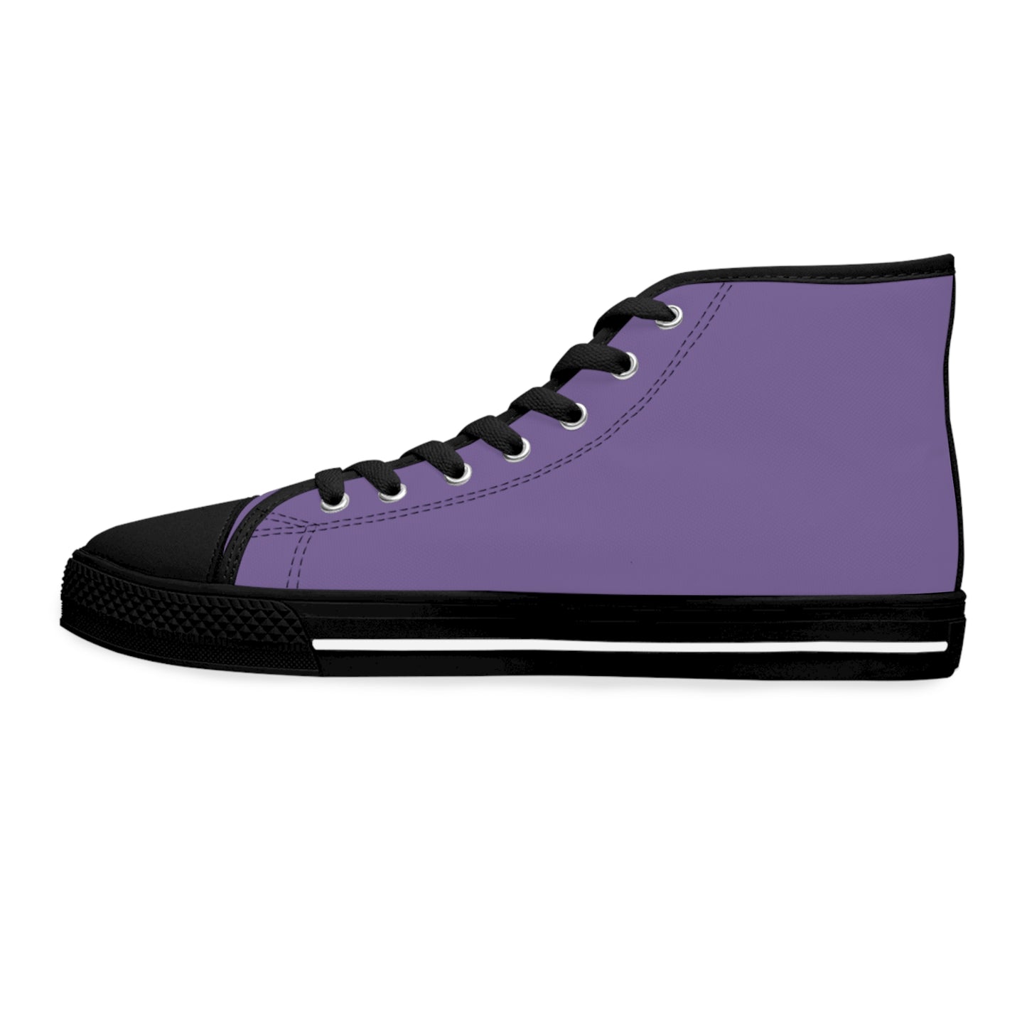 Women's High Top Sneakers - Purple US 12 White sole