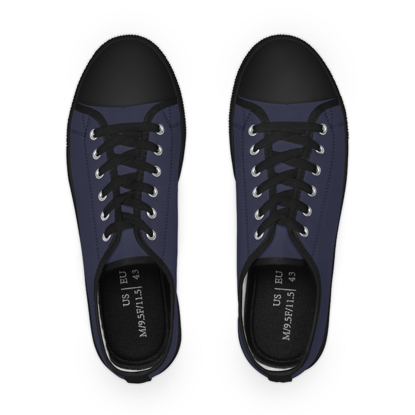 Men's Canvas Low Top Solid Color Sneakers - Dusty Purple US 14 Black sole
