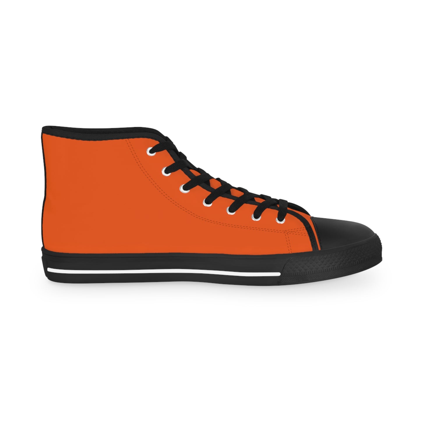 Men's High Top Sneakers - Dark Orange US 14 White sole