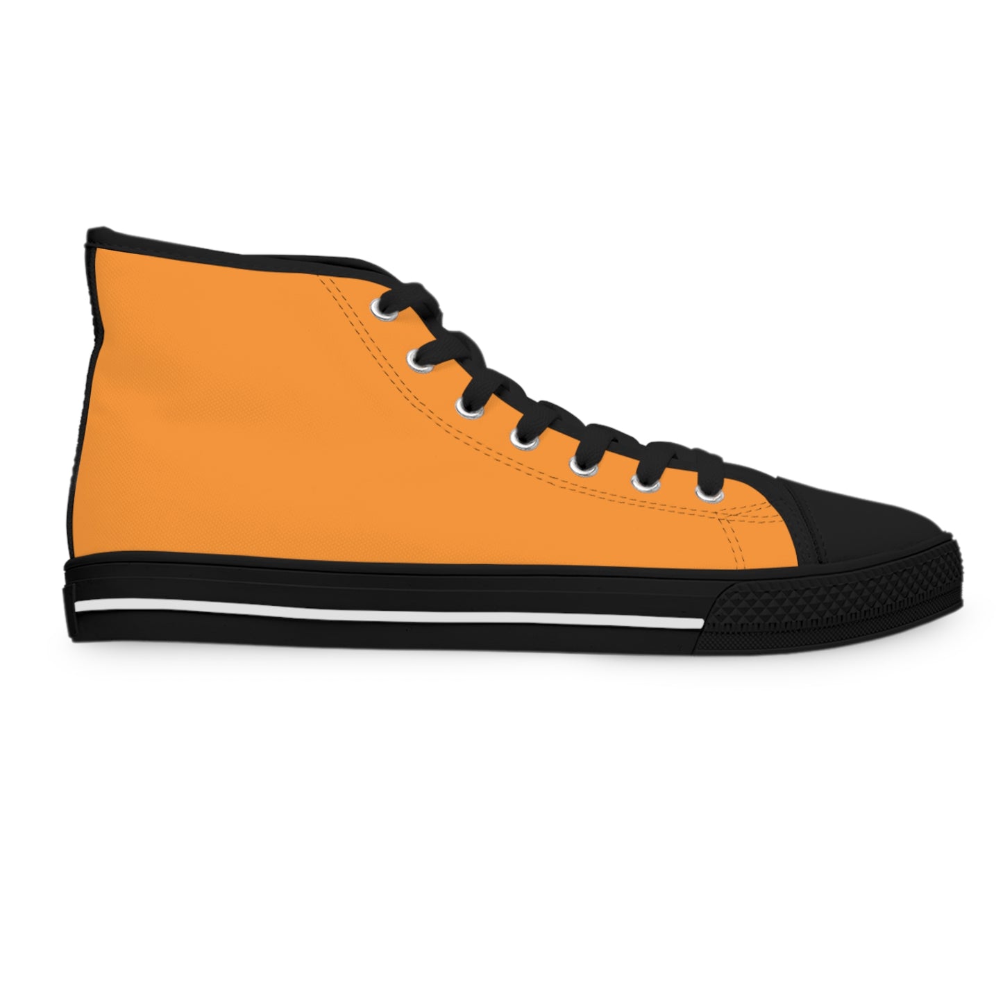 Women's High Top Sneakers - Medium Orange US 12 White sole