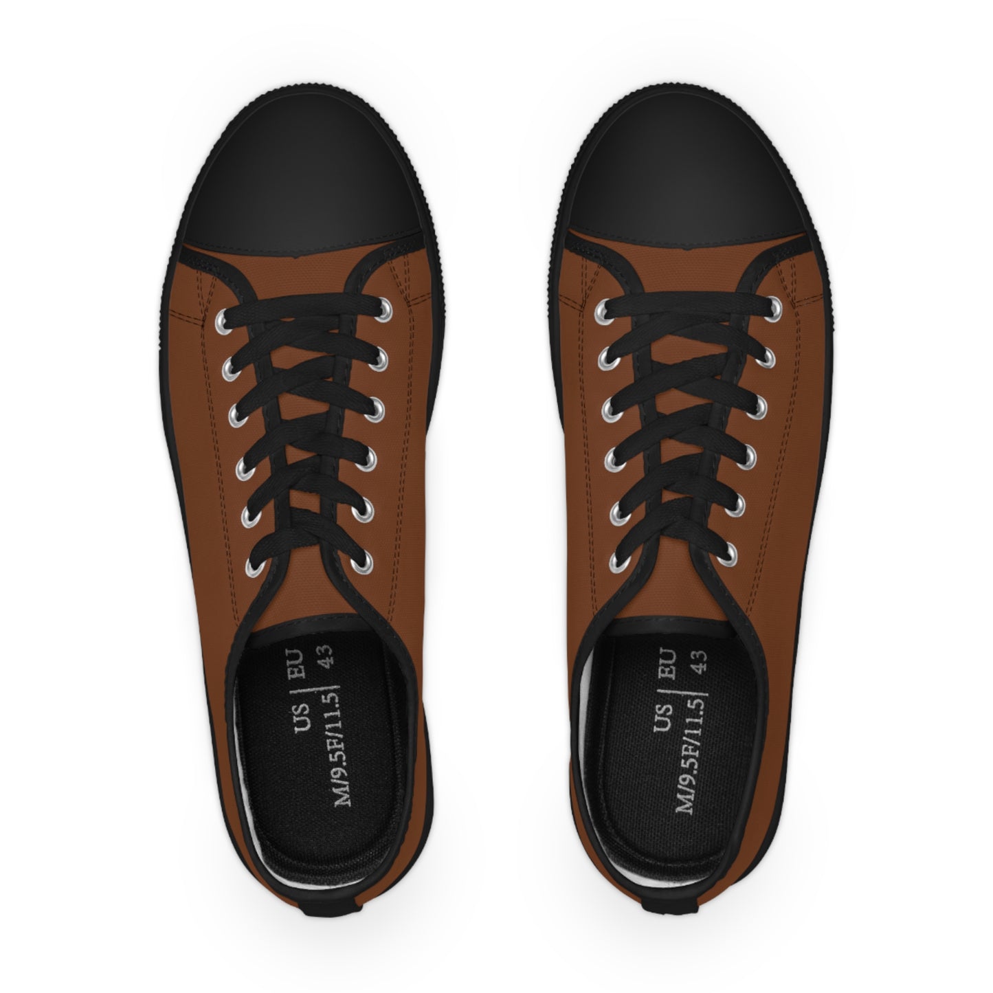Men's Canvas Low Top Solid Color Sneakers - Rotten Orange US 14 Black sole