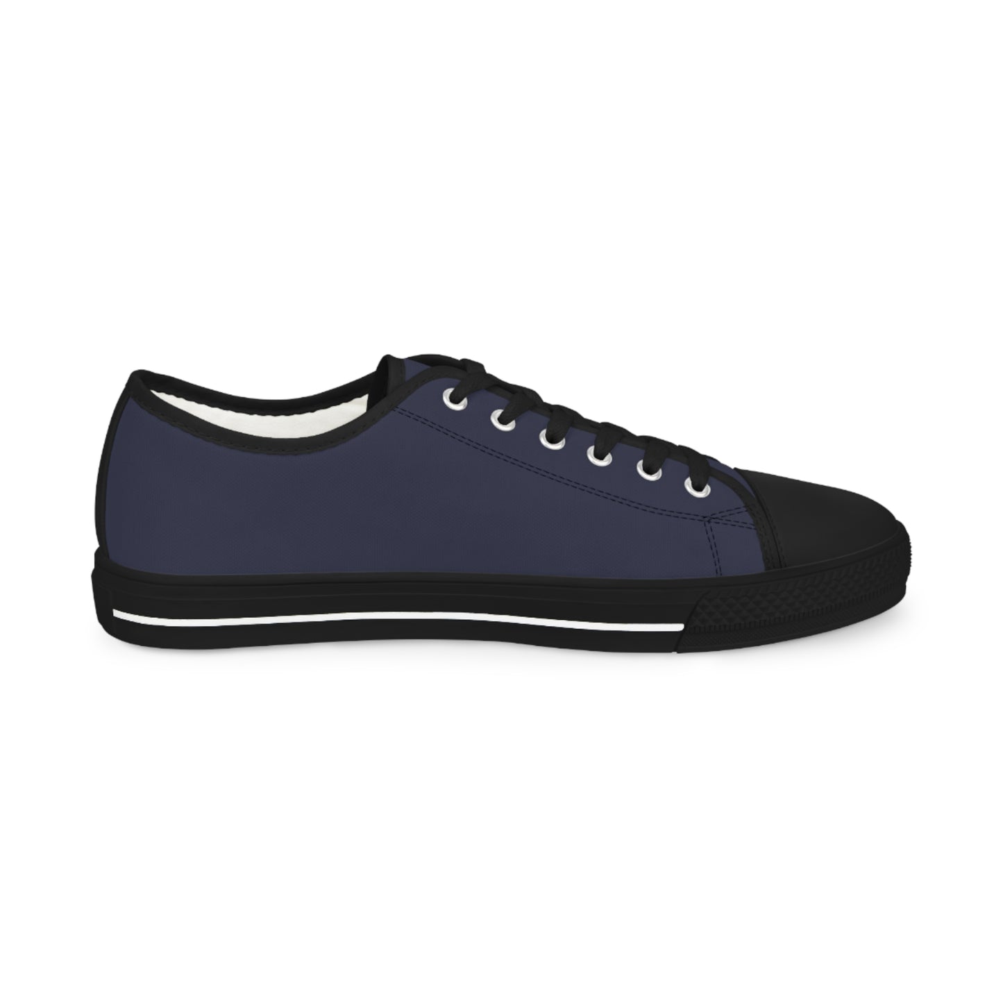 Men's Canvas Low Top Solid Color Sneakers - Dusty Purple US 14 Black sole