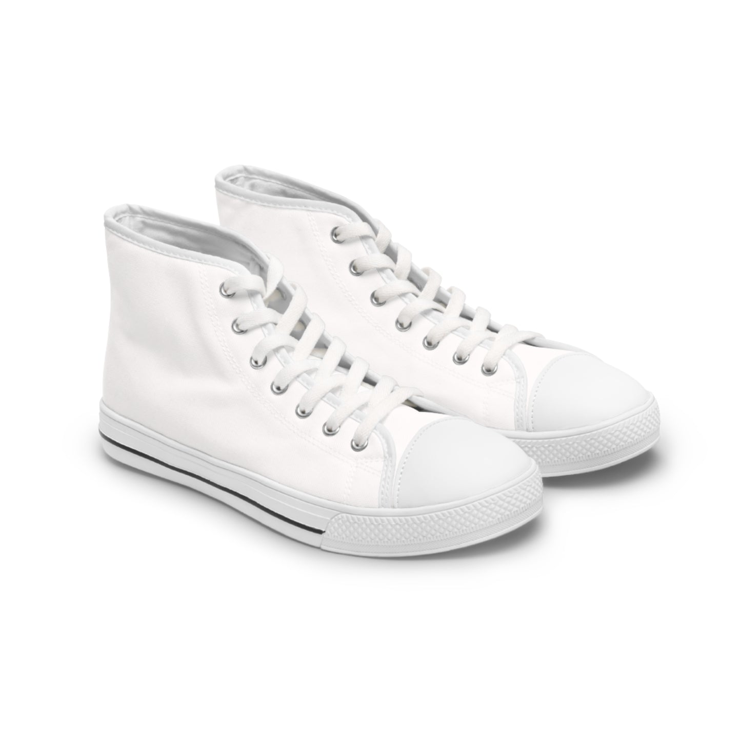 Women's High Top Sneakers - Template US 12 White sole