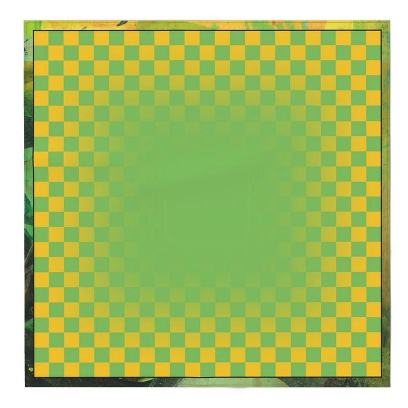 Spring Jump 55" Square Cotton Linen Tablecloth  - Design #12