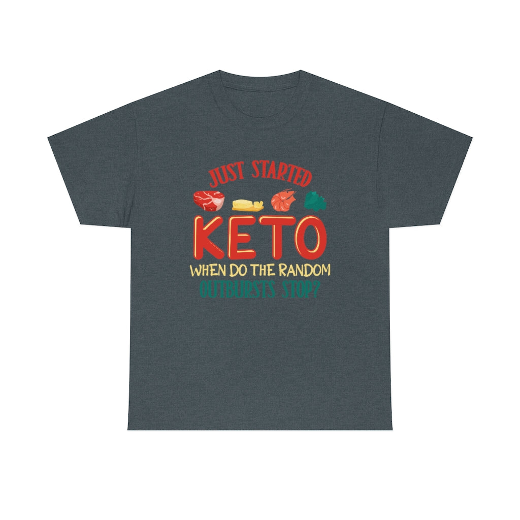 klasneakers Unisex Heavy Cotton Tee - Random Keto Outbursts