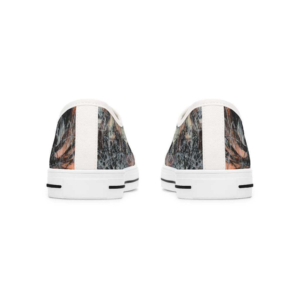 klasneakers Women's Canvas Low Top Abstract Art Sneakers - 02862