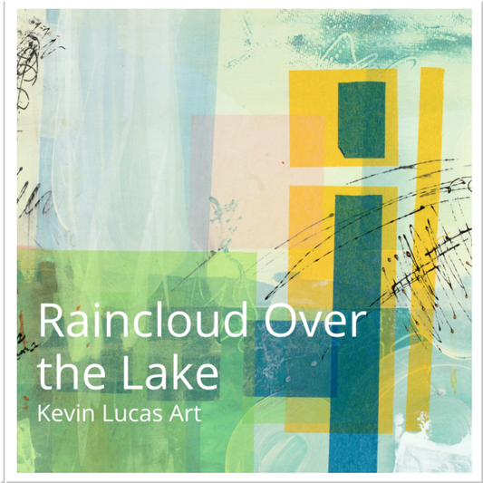 Raincloud Over the Lake - Hardcover Art Book 28x28 cm / 11x11″ - Vertical