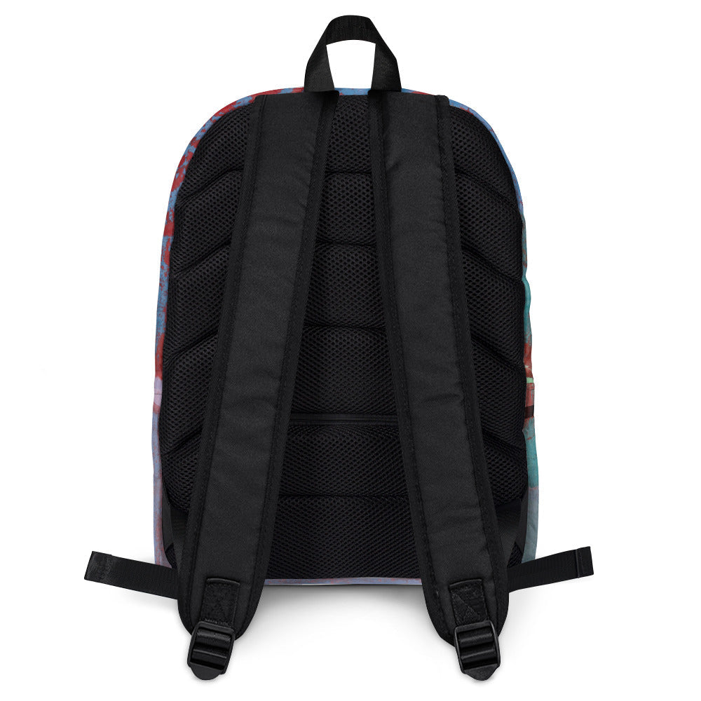 klasneakers Backpack - Red and Blue Color Fields