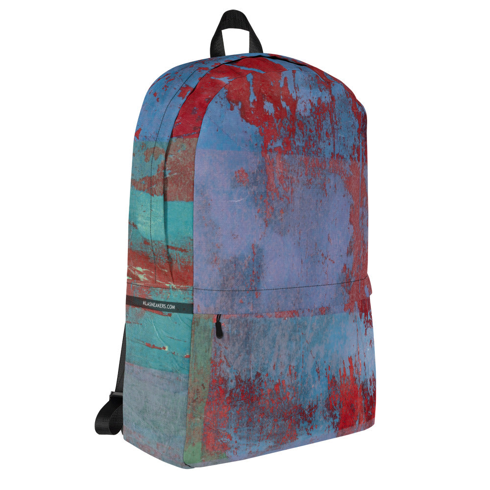 klasneakers Backpack - Red and Blue Color Fields