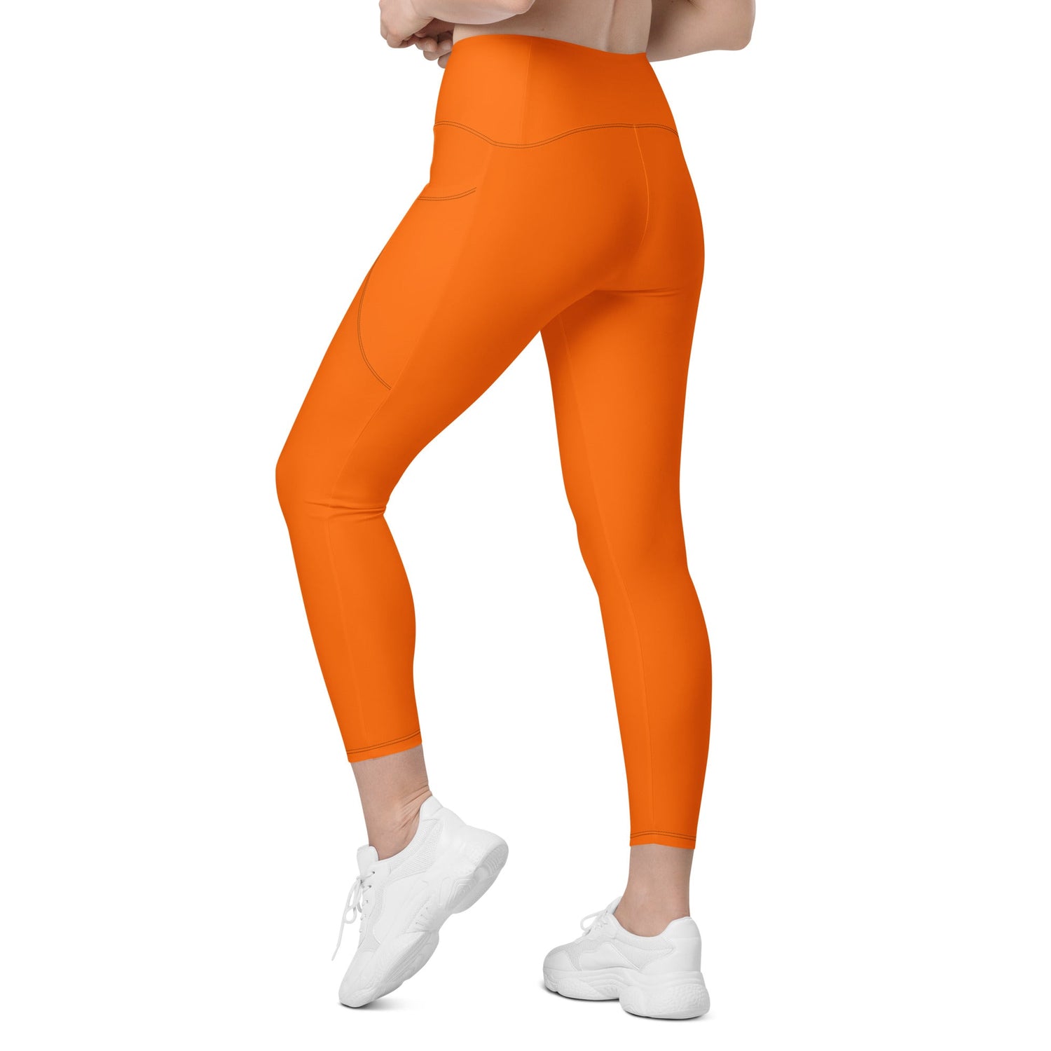 klasneakers KLA Crossover leggings with pockets - Electric Orange