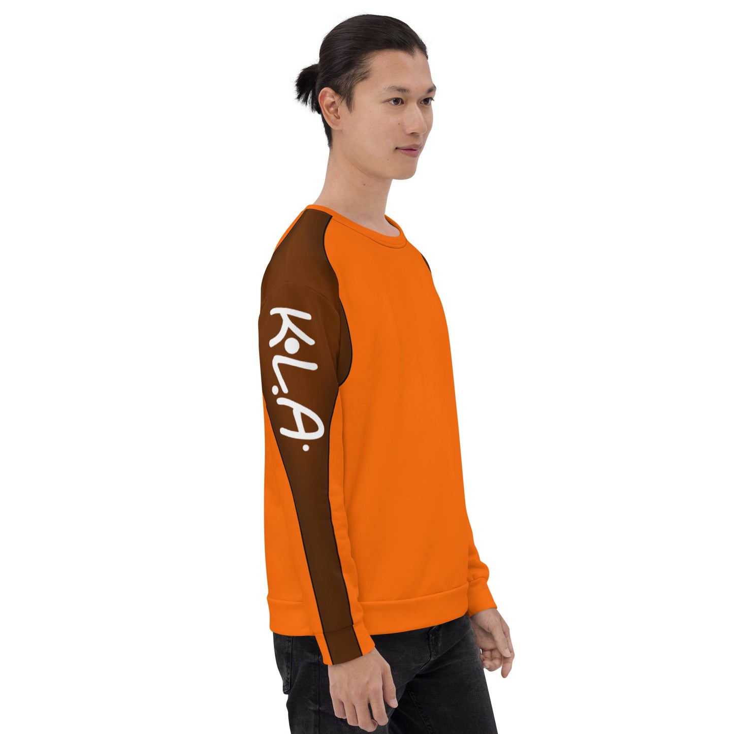 klasneakers KLA Unisex Sweatshirt - Electric Orange Graphic