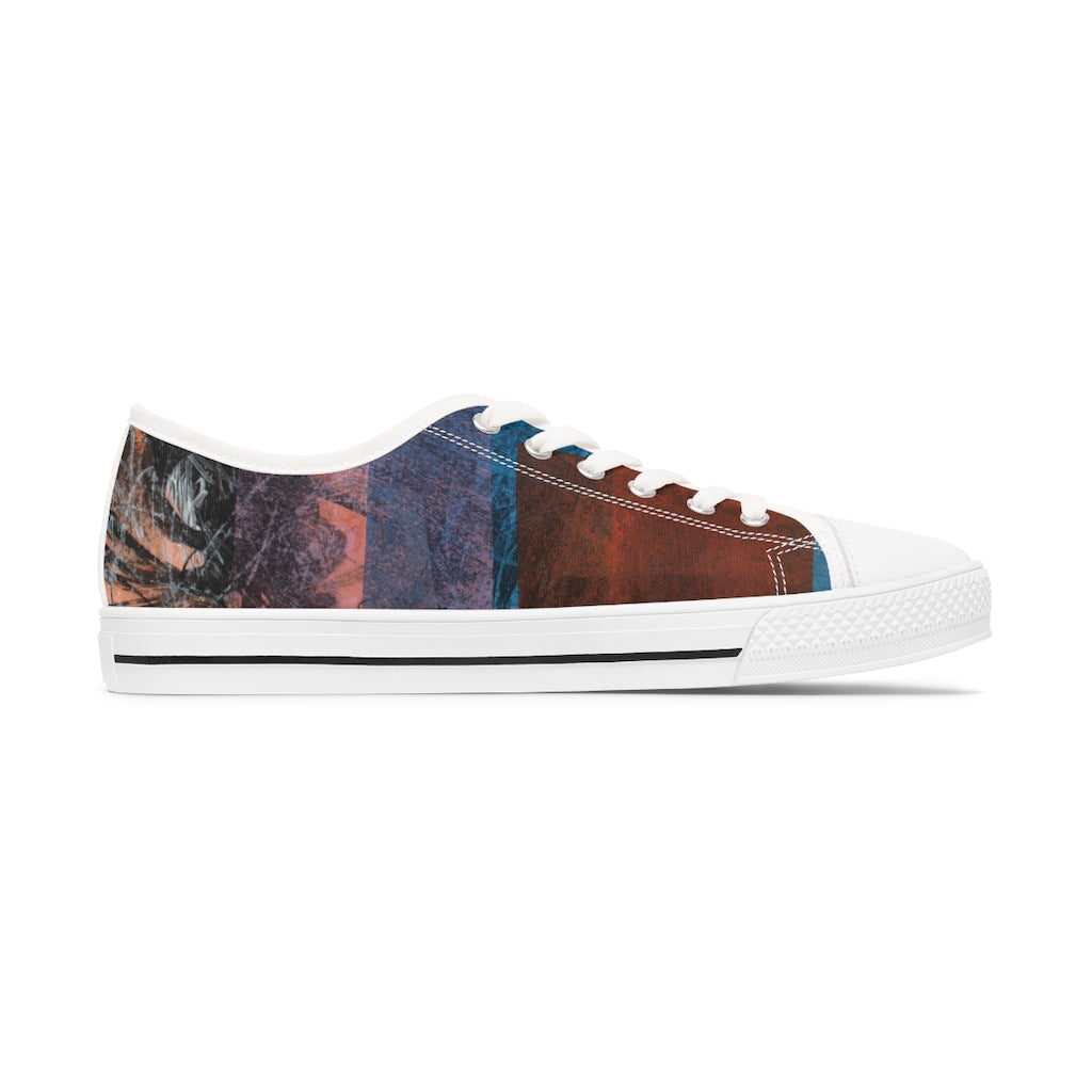 klasneakers Women's Canvas Low Top Abstract Art Sneakers - 02862
