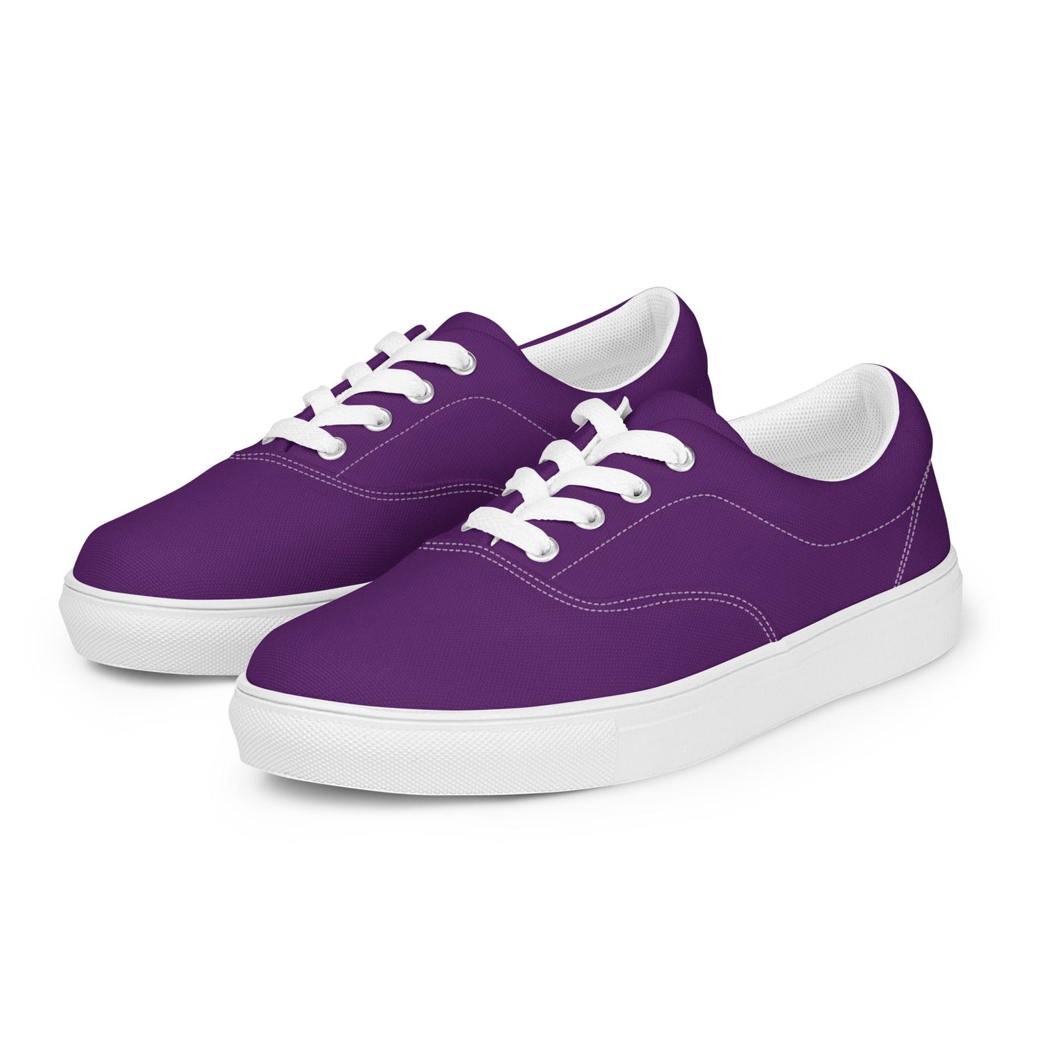 klasneakers Men’s lace-up canvas shoes - Royal Purple