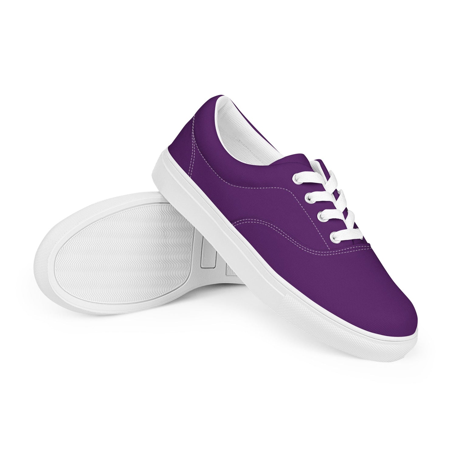 klasneakers Men’s lace-up canvas shoes - Royal Purple