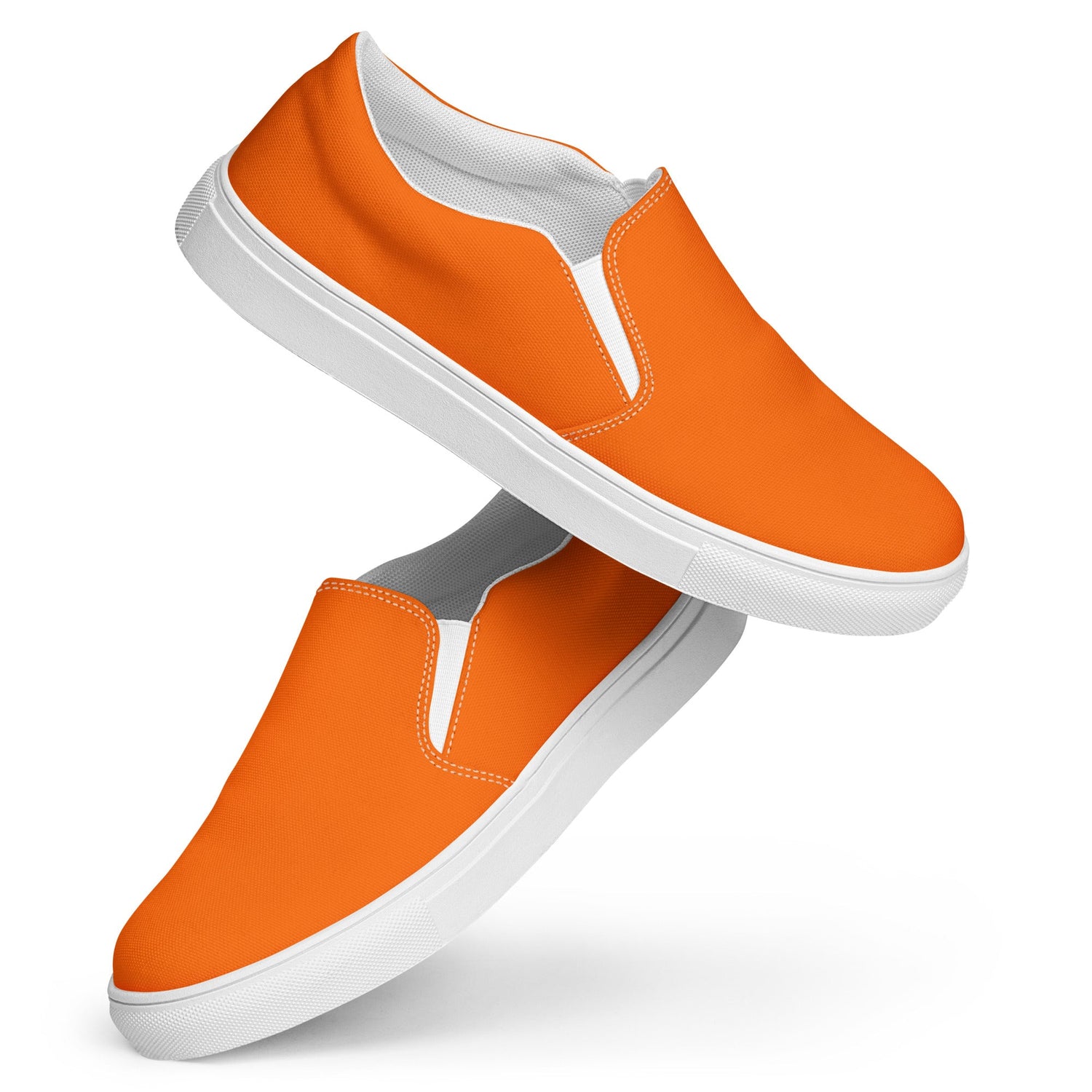 klasneakers Men’s slip-on canvas shoes - Electric Orange