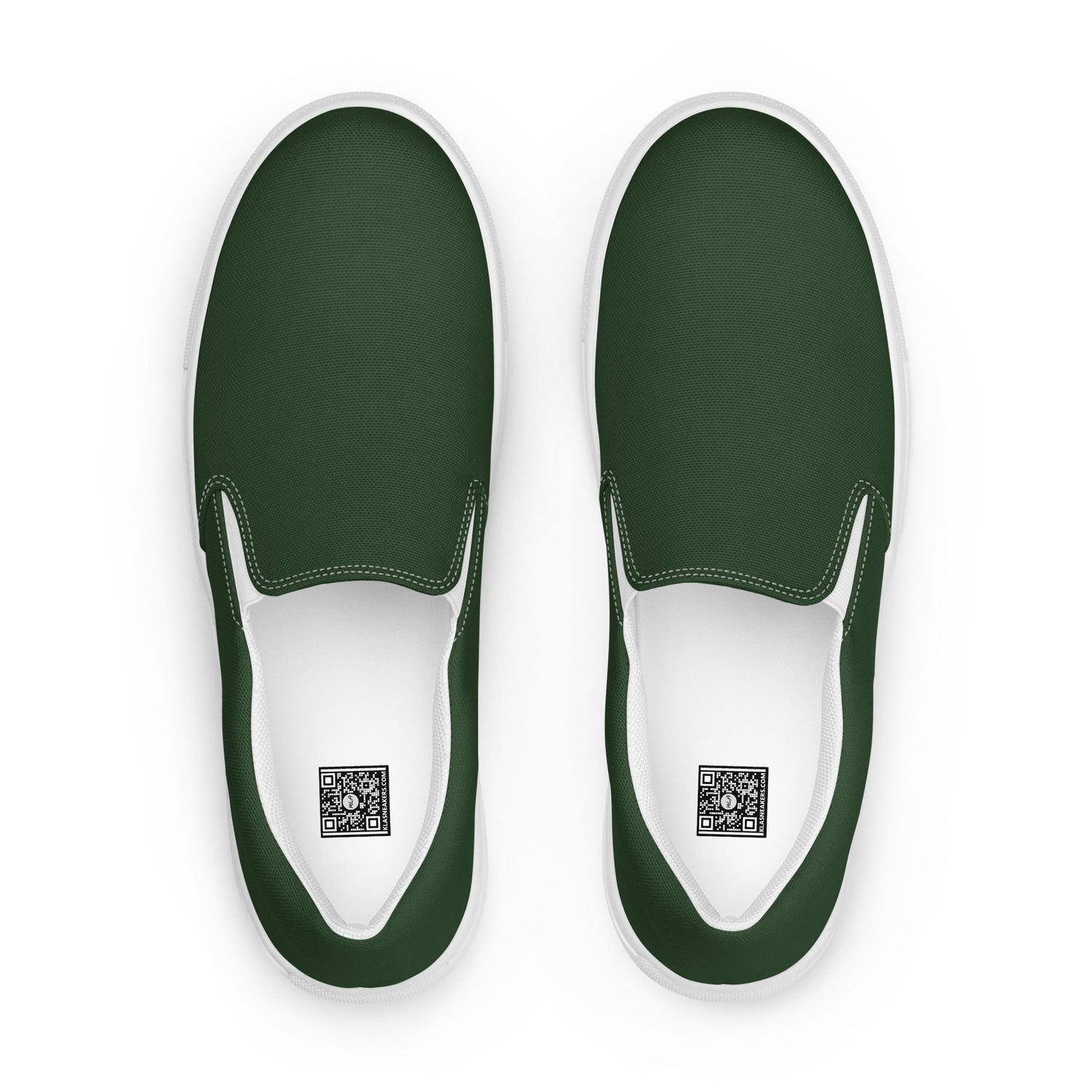 klasneakers Men’s slip-on canvas shoes - Hunter Green