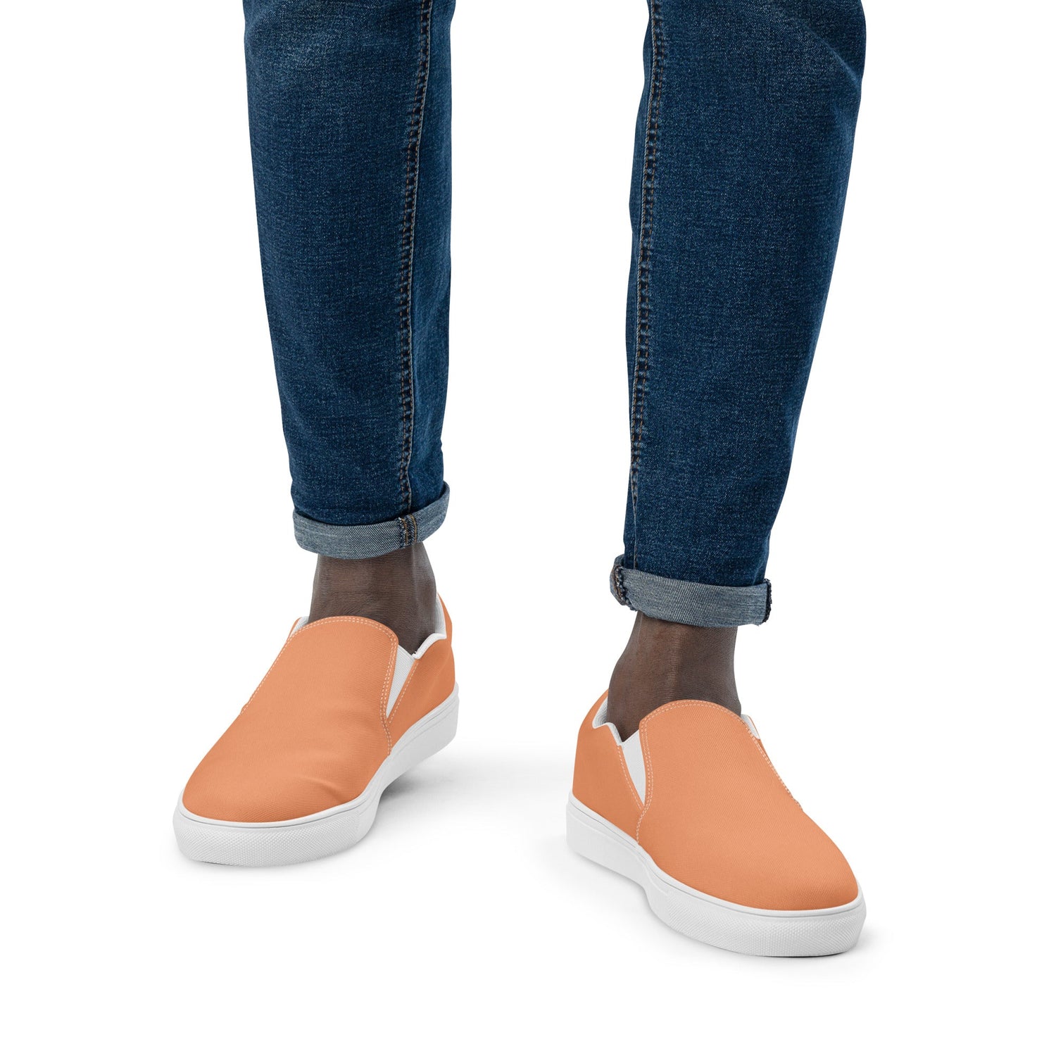 klasneakers Men’s slip-on canvas shoes - Peach