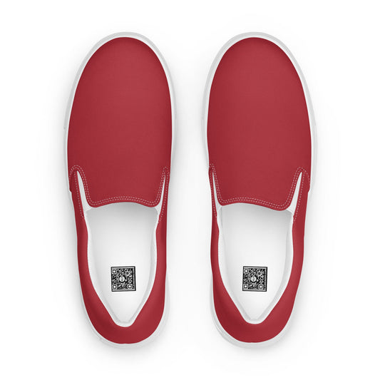 klasneakers Men’s slip-on canvas shoes - Red