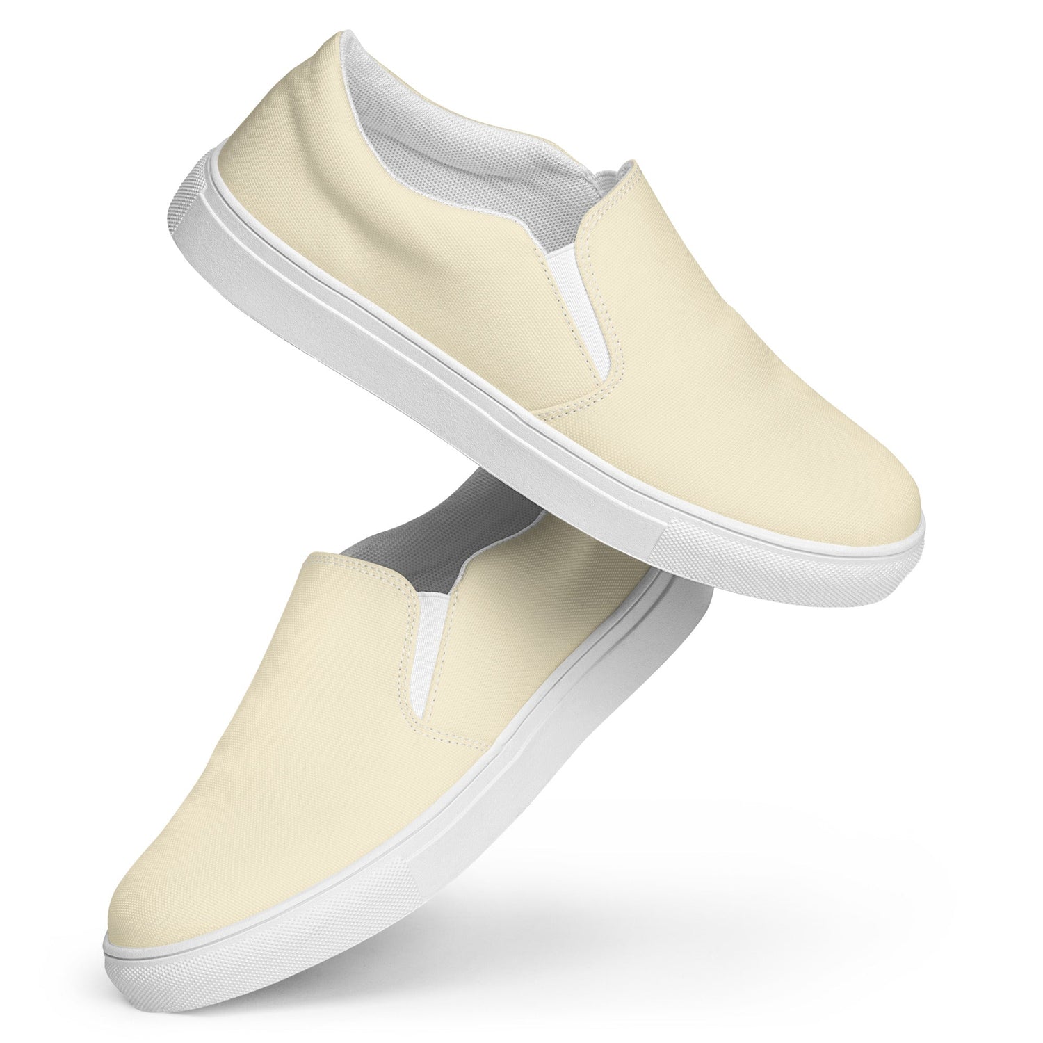 klasneakers Men’s slip-on canvas shoes - Cream