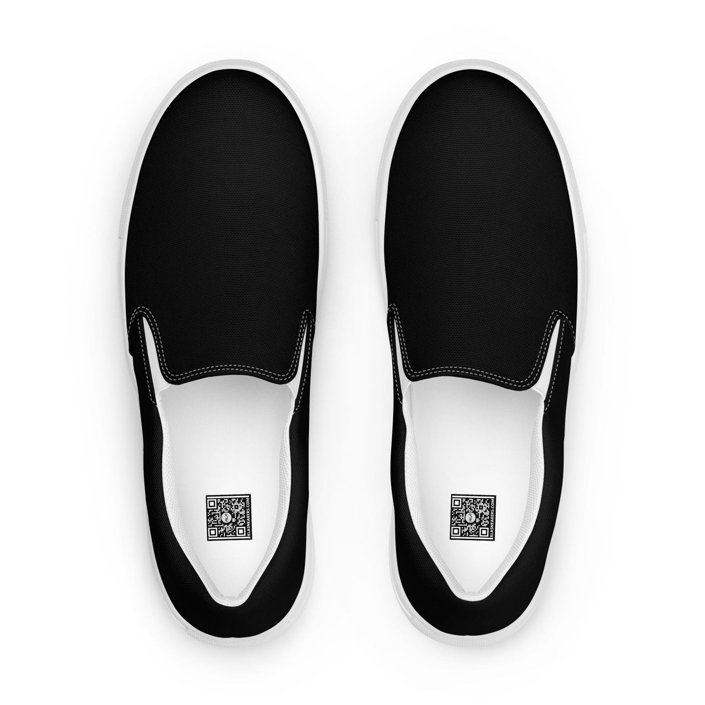 klasneakers Men’s slip-on canvas shoes - Jet Black