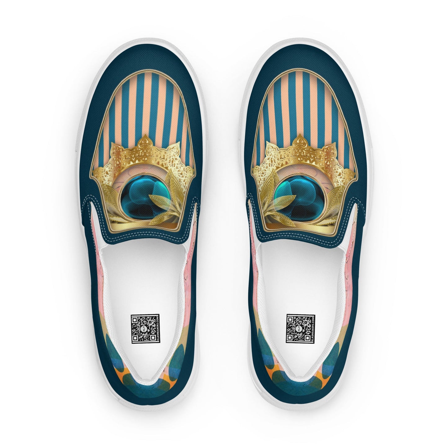 klasneakers Men’s slip-on canvas shoes - Blue Orb