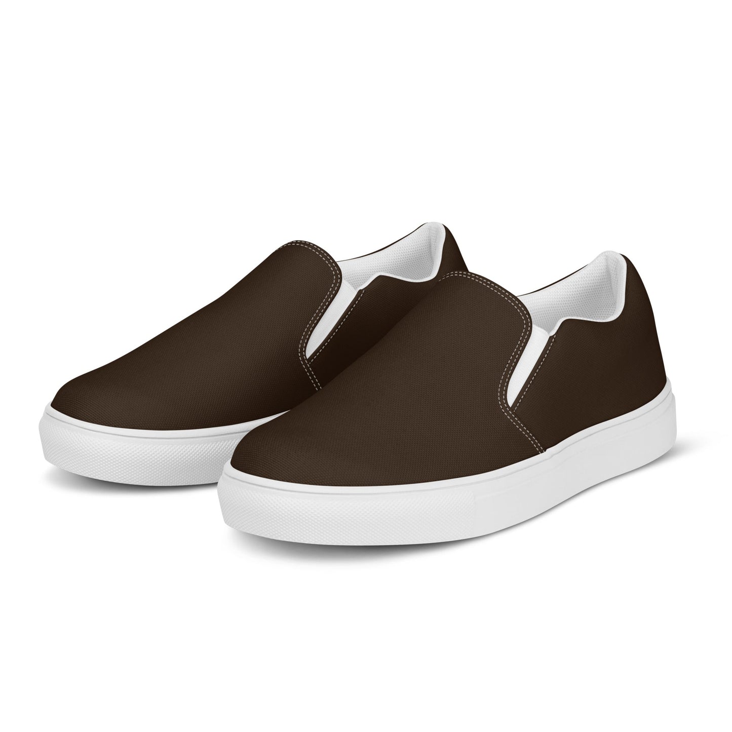 klasneakers Men’s slip-on canvas shoes - Chocolate Cherry