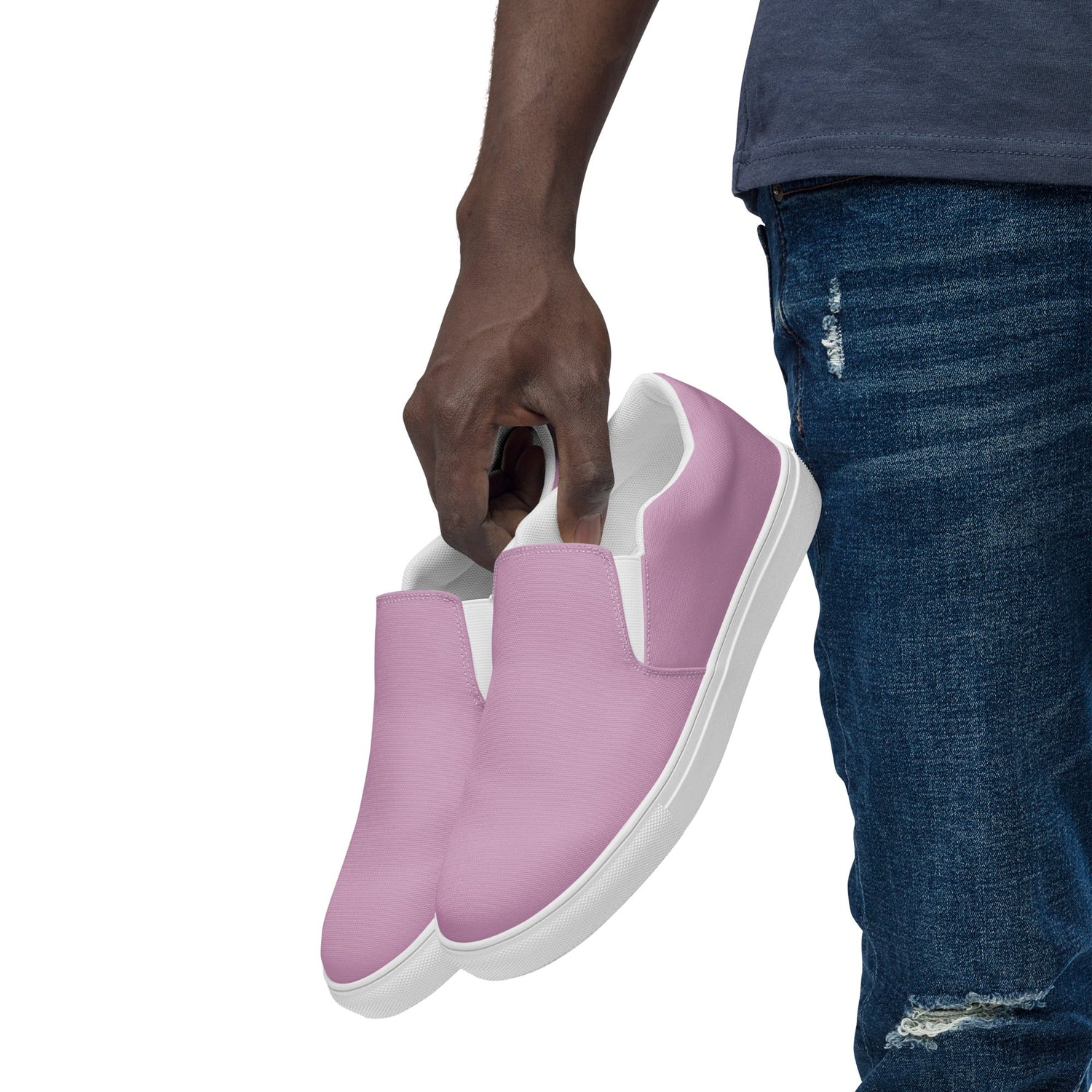 klasneakers Men’s slip-on canvas shoes - Faded Bubblegum
