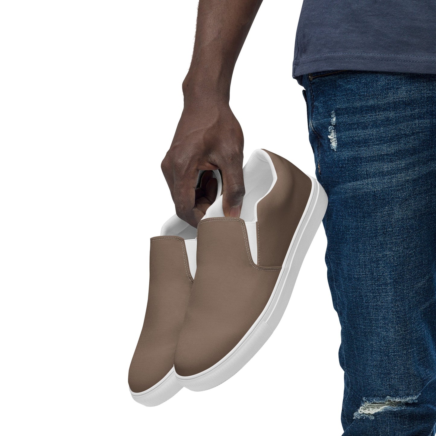 klasneakers Men’s slip-on canvas shoes - Latte Tan