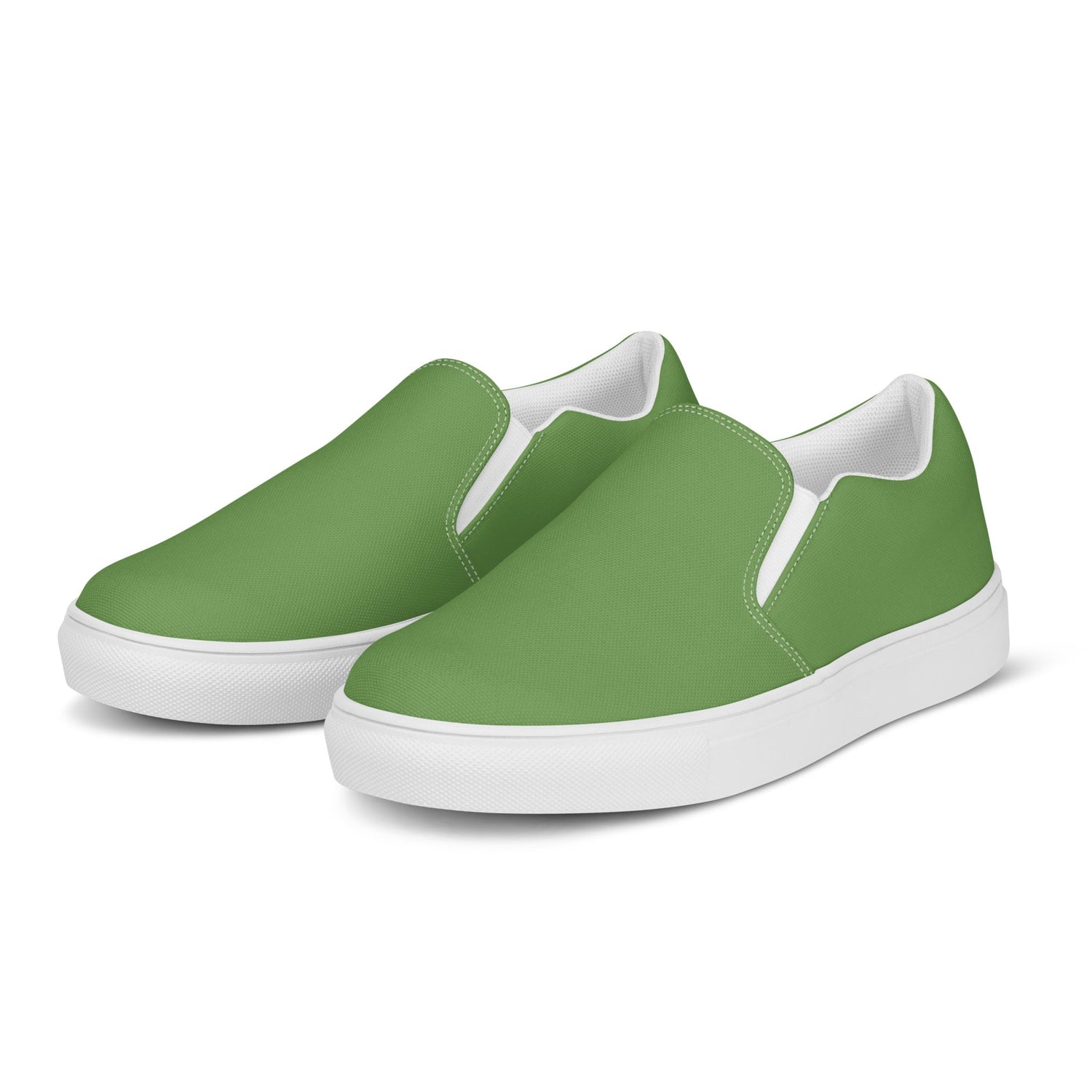 klasneakers Men’s slip-on canvas shoes - Dark Olive