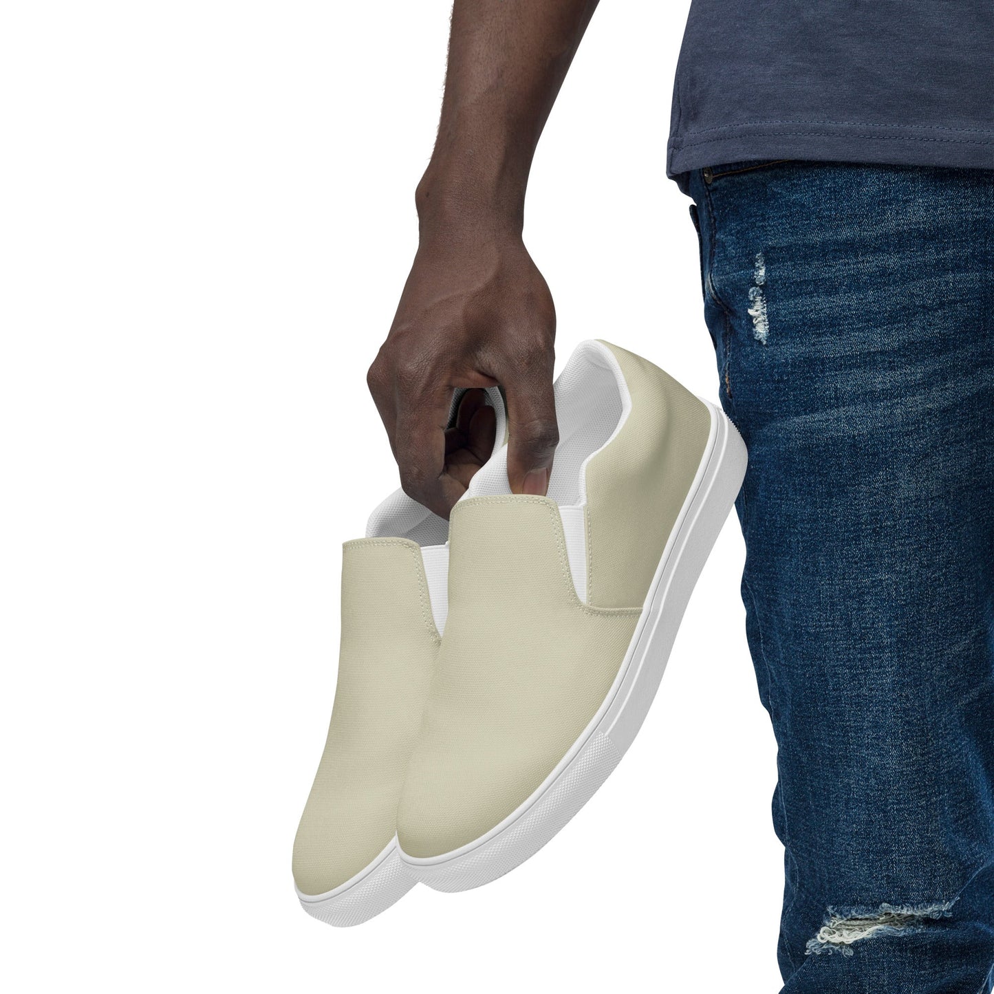 klasneakers Men’s slip-on canvas shoes - Parchment