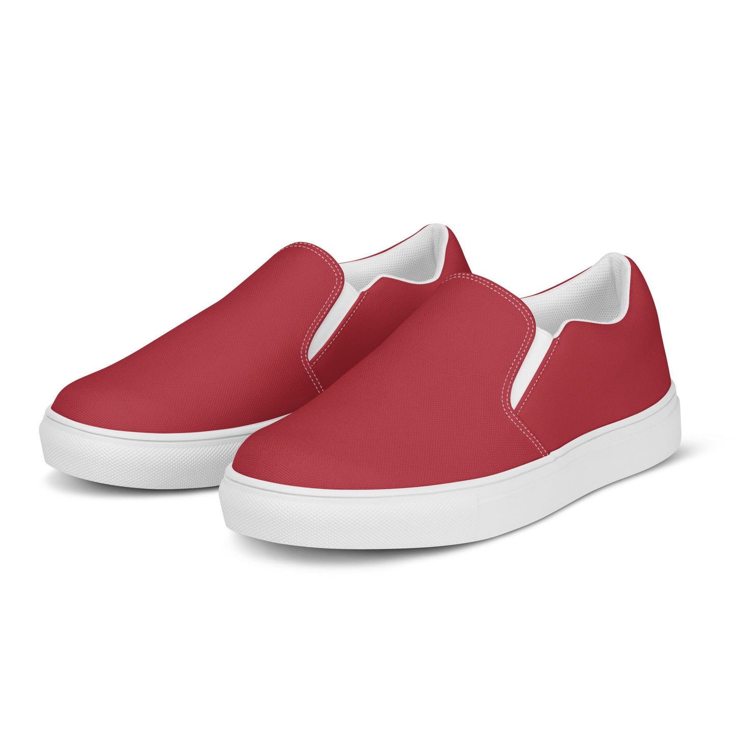 klasneakers Men’s slip-on canvas shoes - Red