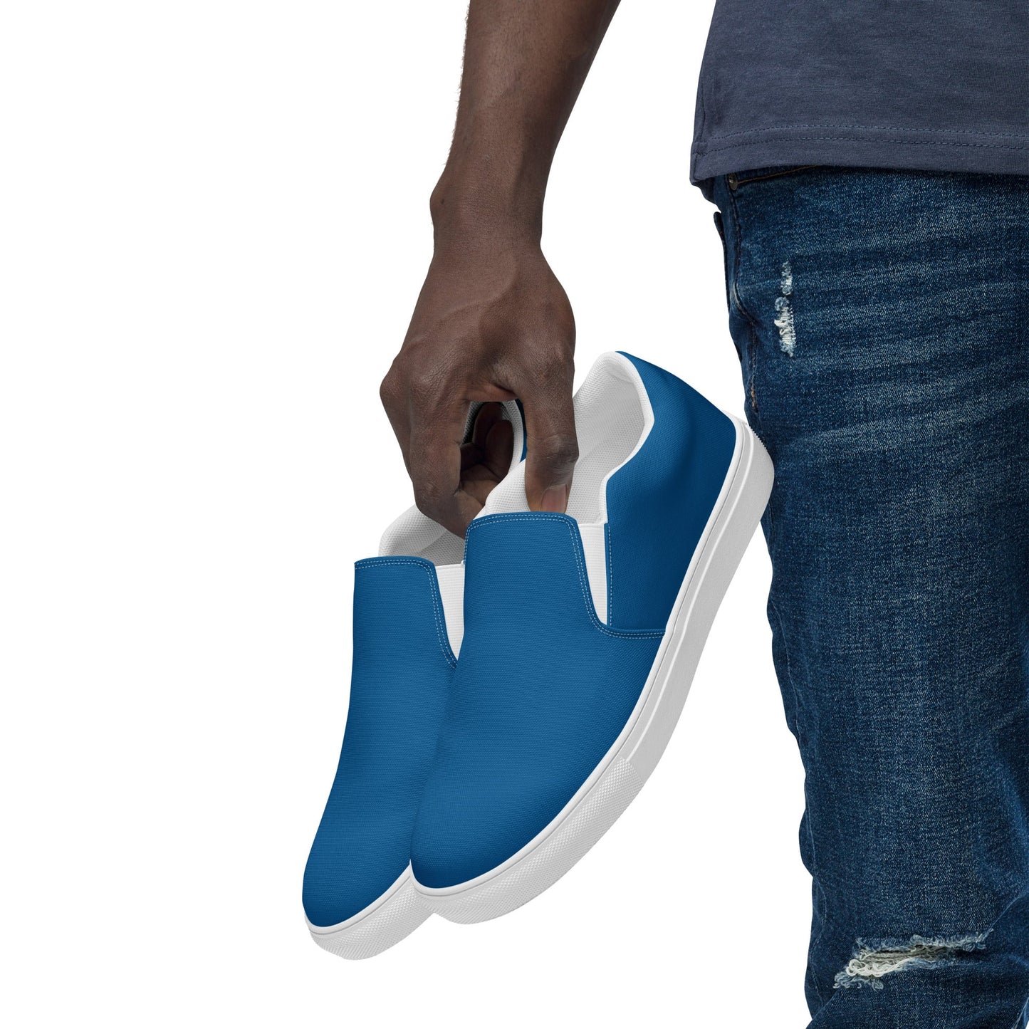klasneakers Men’s slip-on canvas shoes - Rich Blue