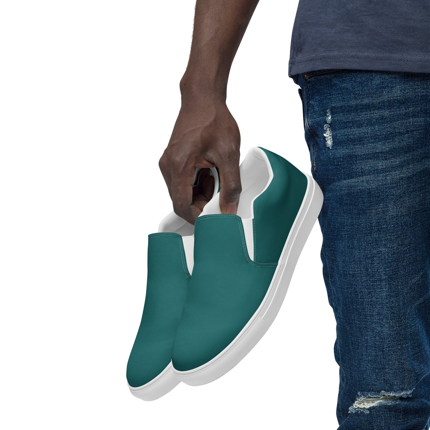 klasneakers Men’s slip-on canvas shoes - Dark Teal