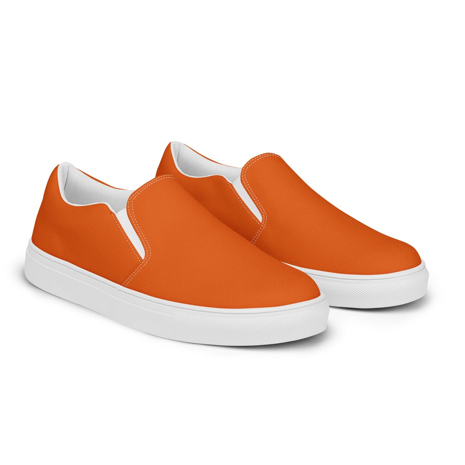 klasneakers Men’s slip-on canvas shoes - Dark Orange