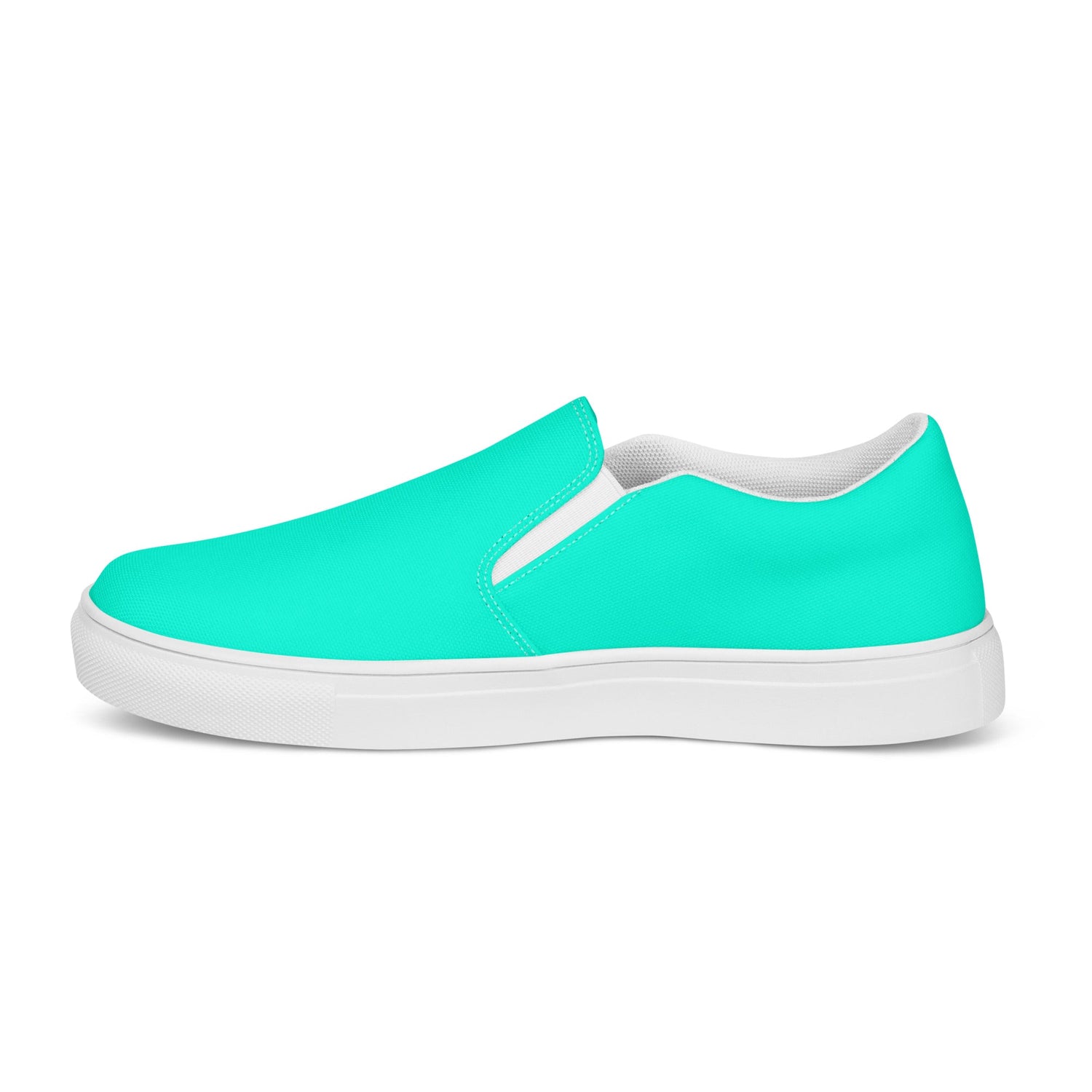 klasneakers Men’s slip-on canvas shoes - Cool Blue Aqua Green