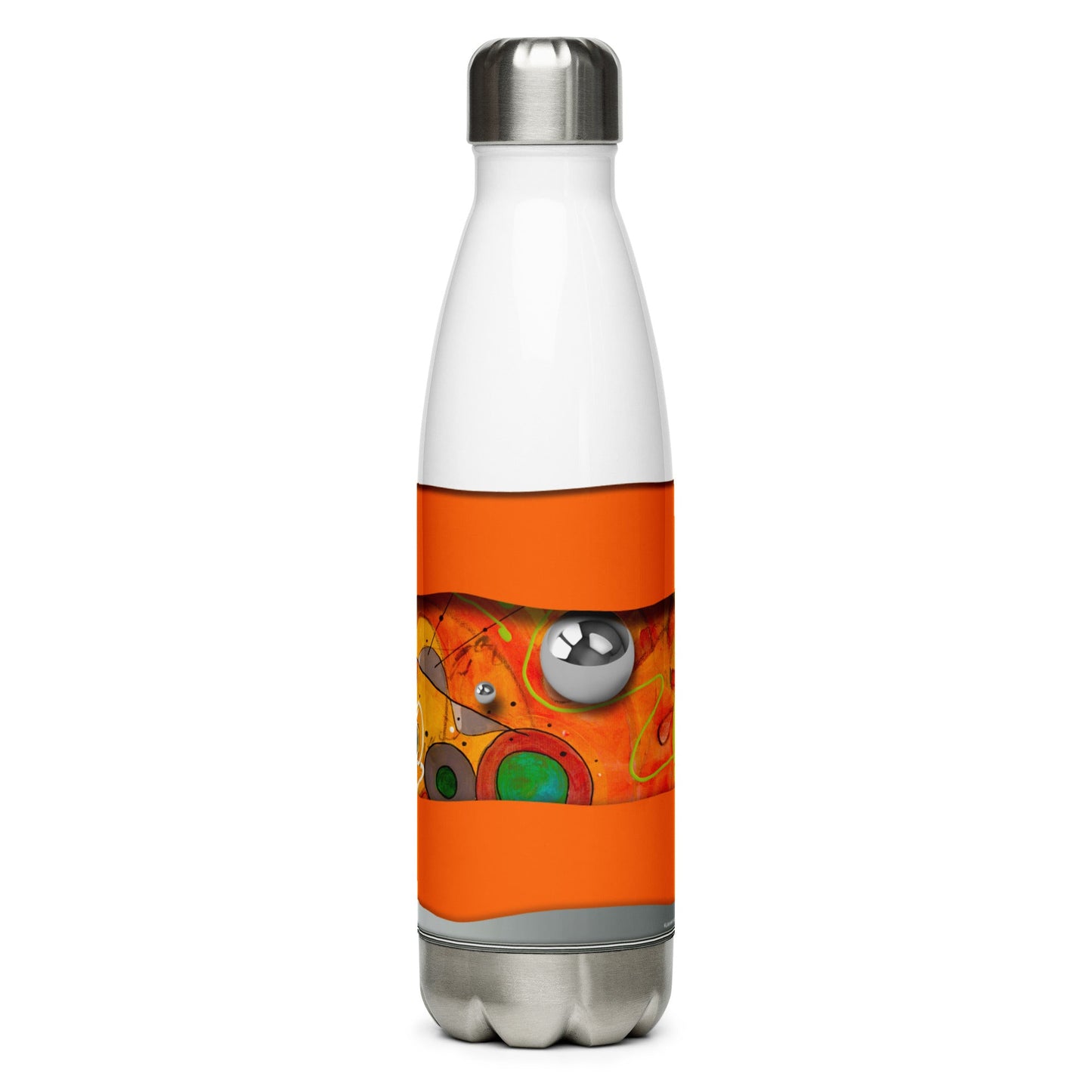 klasneakers KLA Stainless Steel Water Bottle - Electric Orange Frog
