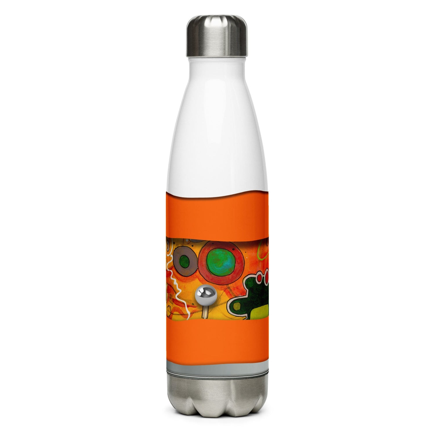 klasneakers KLA Stainless Steel Water Bottle - Electric Orange Frog