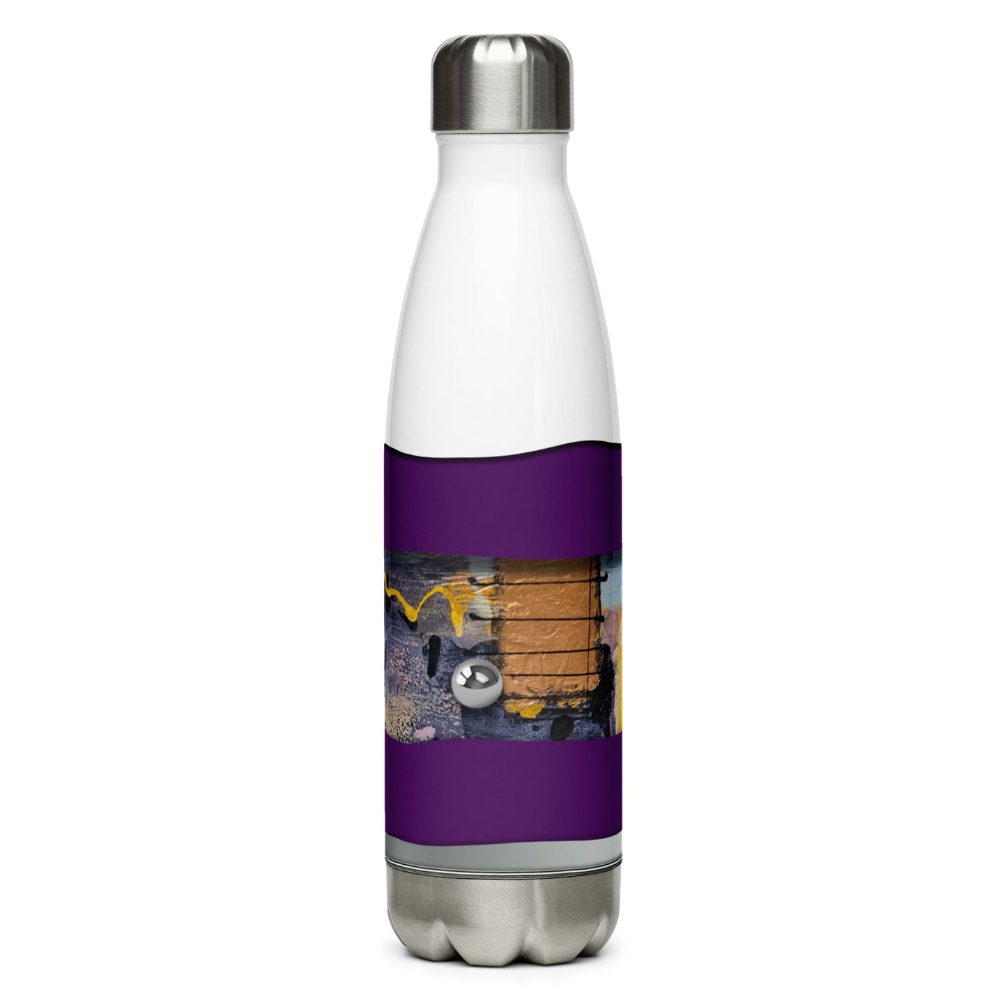 klasneakers KLA Stainless Steel Water Bottle - Royal Purple Ladder