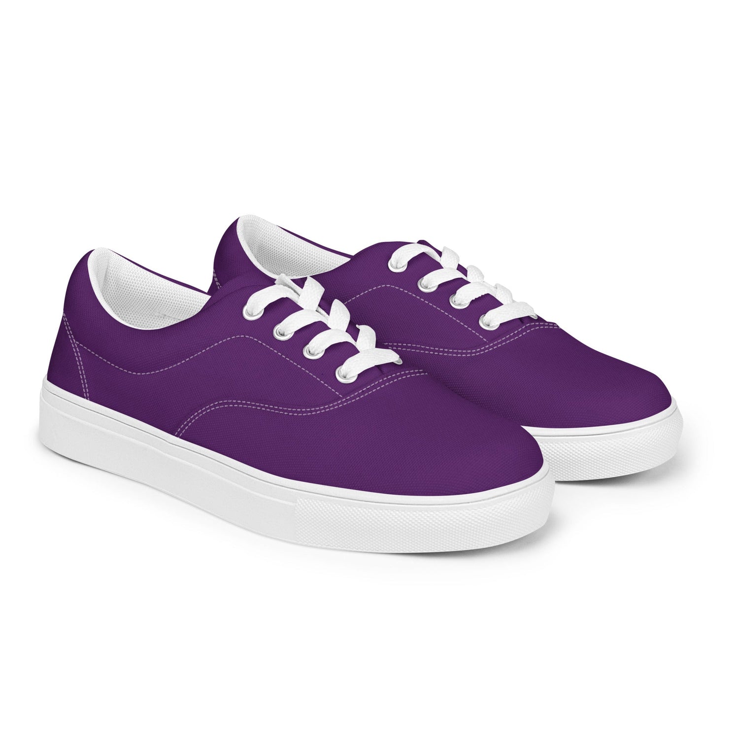 klasneakers Women’s lace-up canvas shoes - Royal Purple